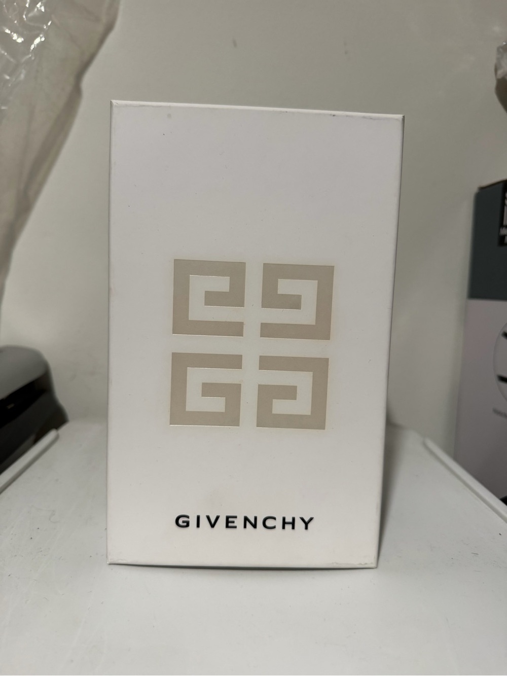 Givenchy White Box with Beige Logo